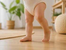 raisons de laisser marcher son bebe pieds nus