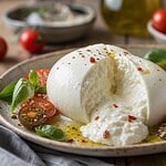 burrata qui pique la langue