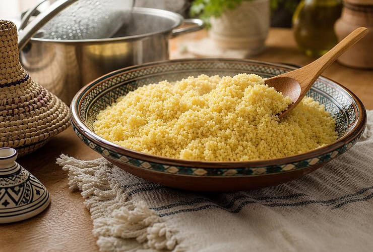 comment réchauffer la semoule de couscous