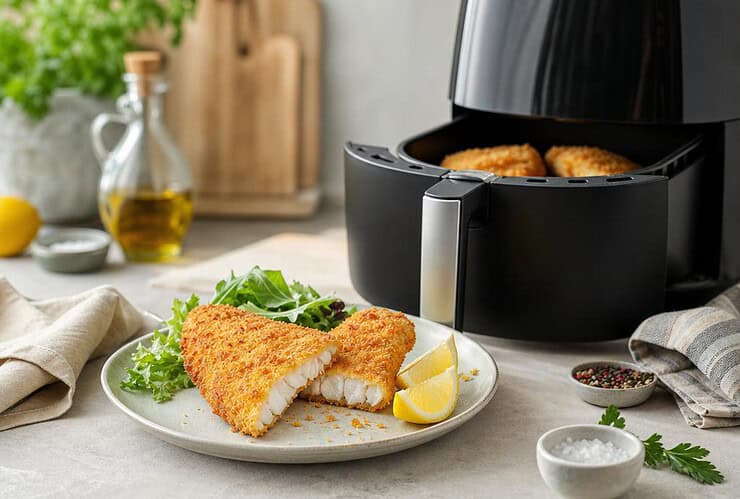 poisson pané surgelé airfryer temps de cuisson