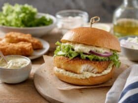 recette burger poisson
