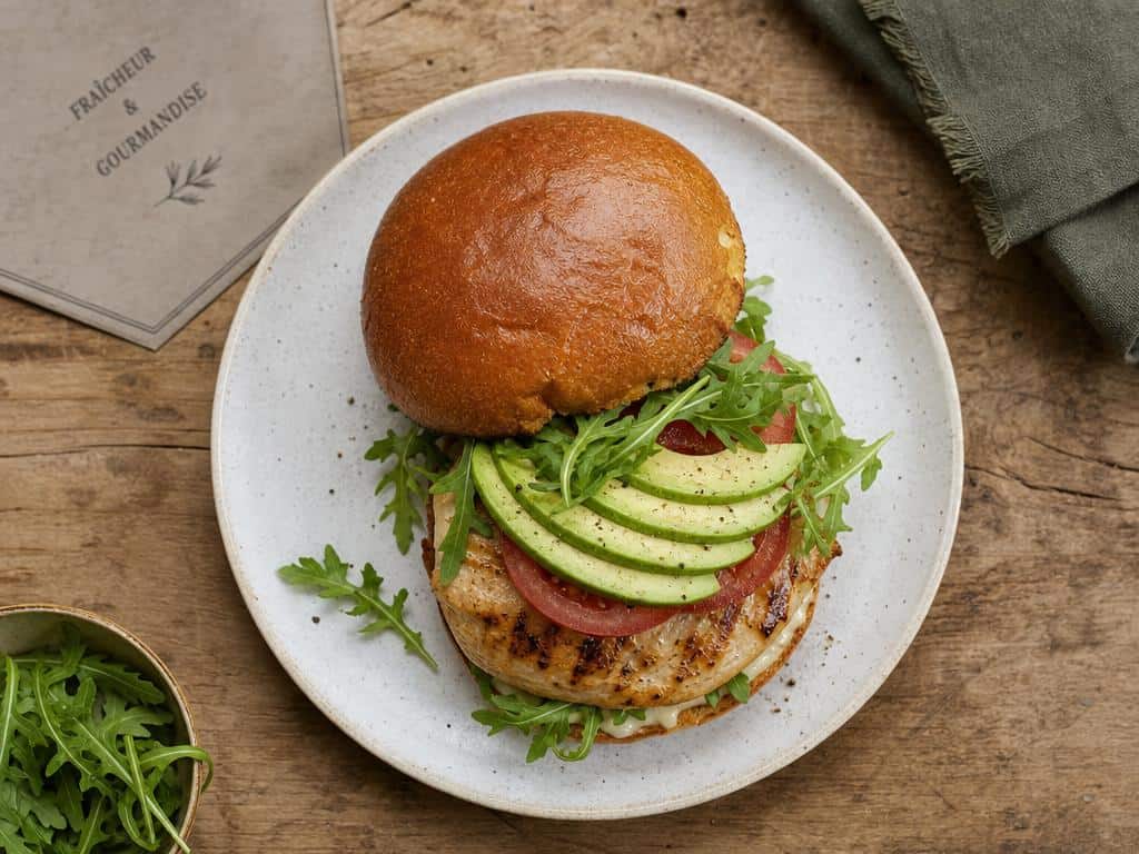 recette burger poulet haché