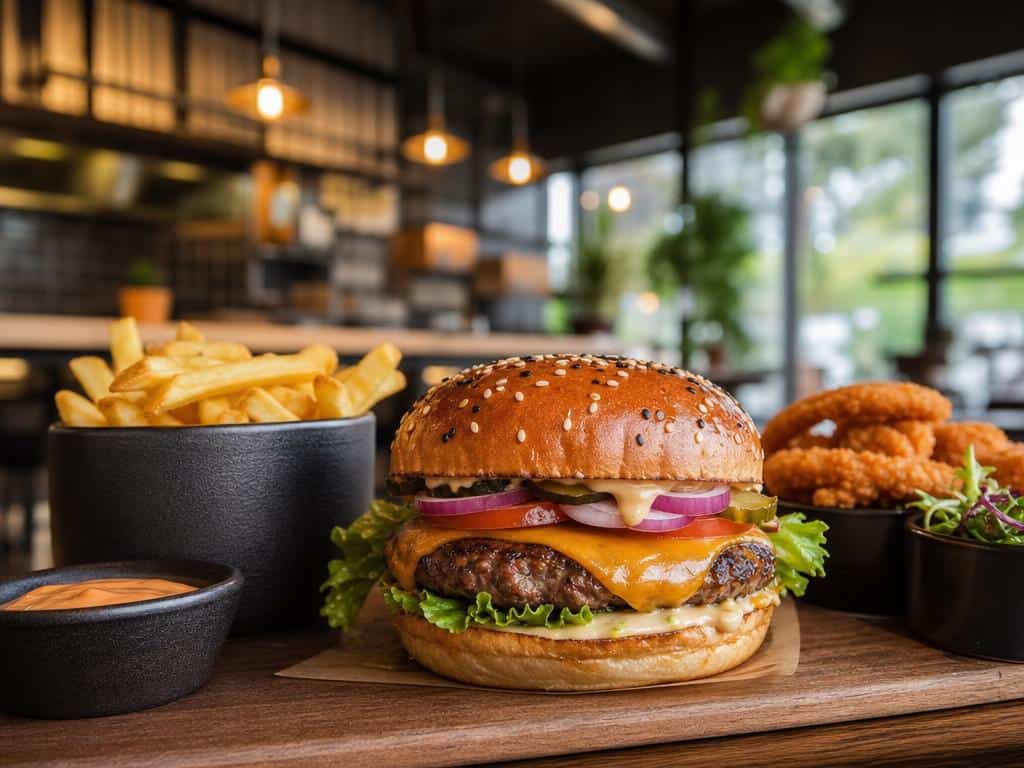 restaurant burger halal
