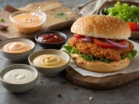 sauce pour burger au poulet pané