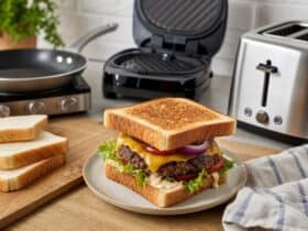 burger avec pain de mie