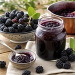 confiture de mûres sans pépins