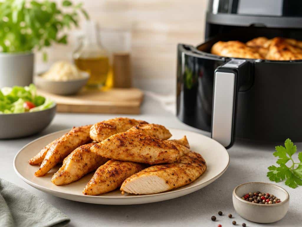 temps de cuisson aiguillette de poulet airfryer