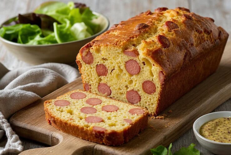 cake knacki moutarde