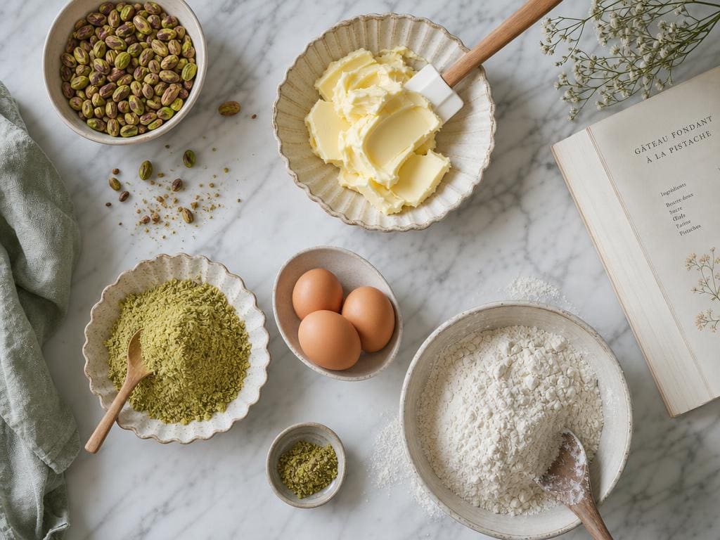 recette gateau au pistache