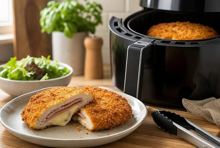 réchauffer cordon bleu au air fryer