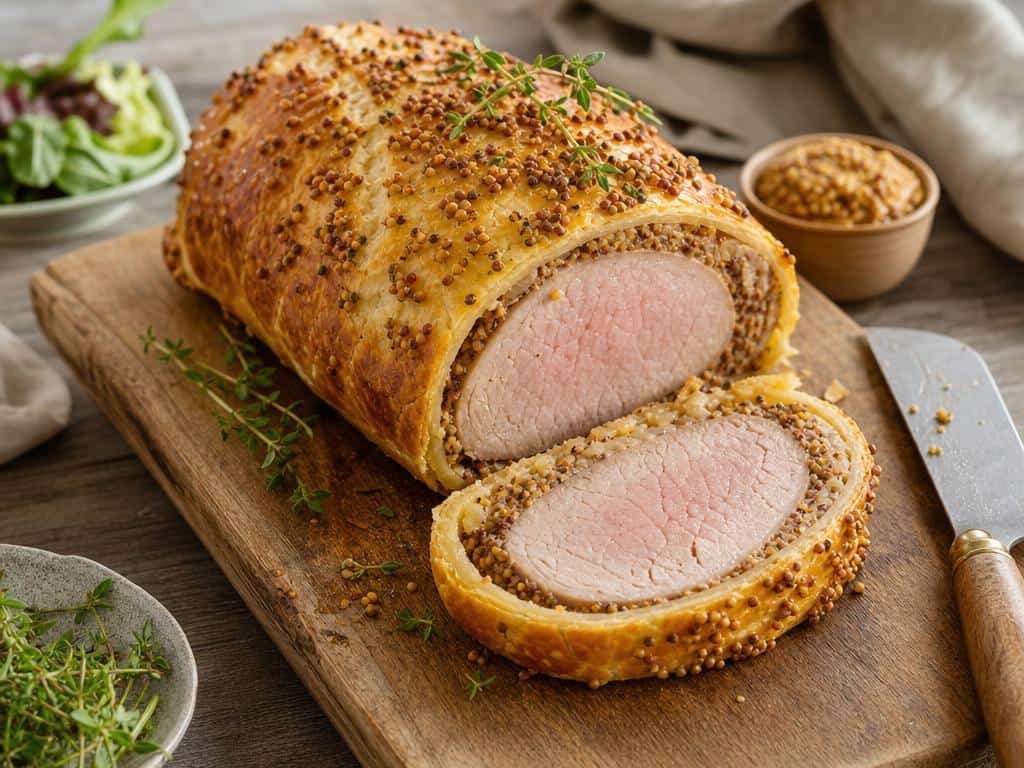 recette filet mignon en croûte moutarde