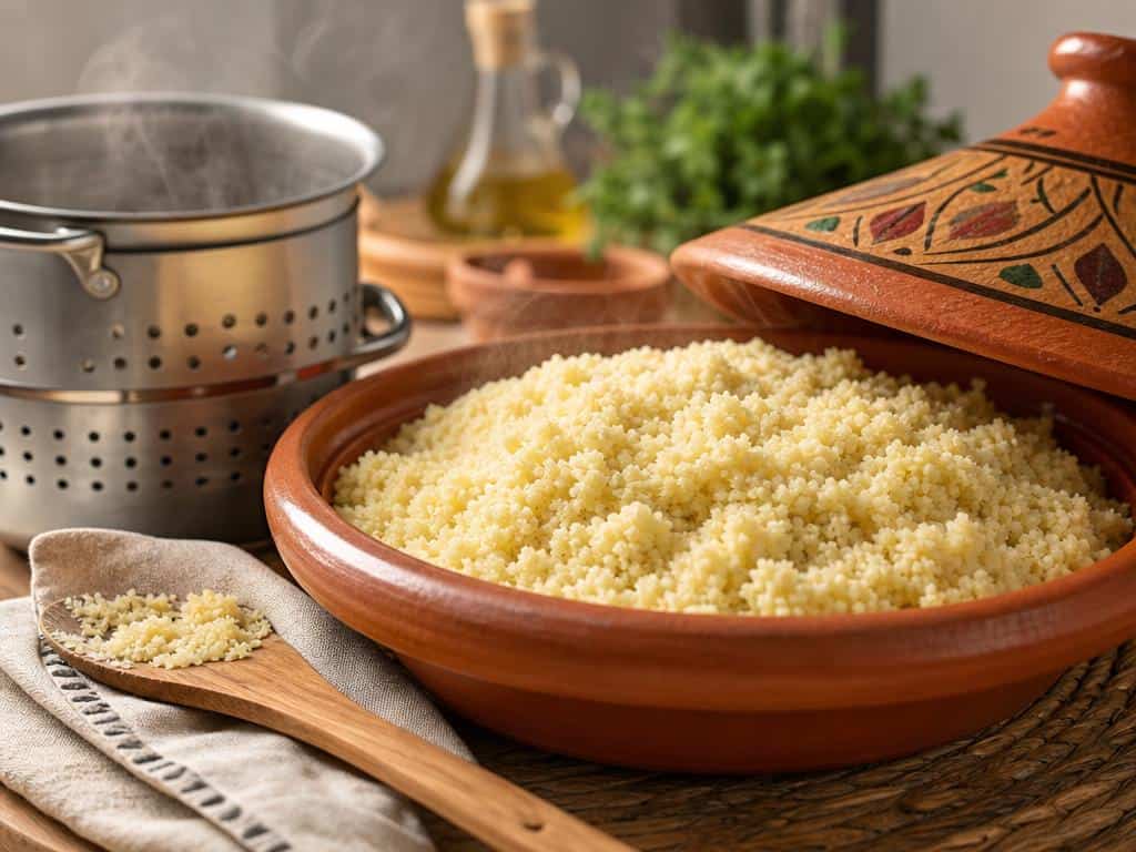 comment réchauffer la semoule de couscous