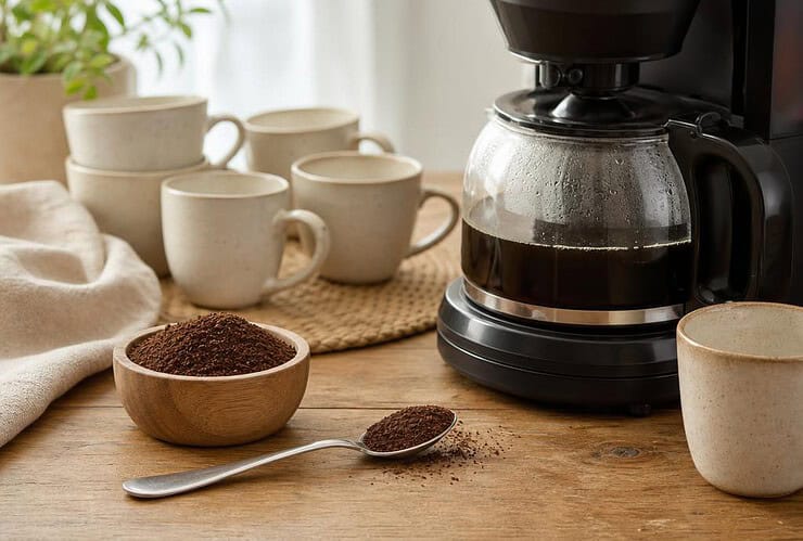 dosage café filtre 12 tasses cuillère à café