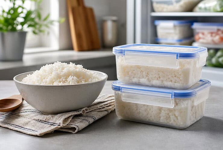 peut on congeler du riz