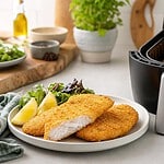 poisson pane surgele au air fryer