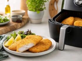 poisson pane surgele au air fryer