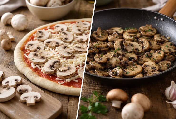 faut-il faire cuire les champignons pour une pizza