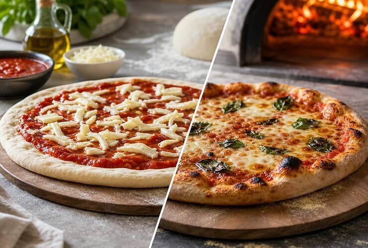 cuisson pizza en 2 fois