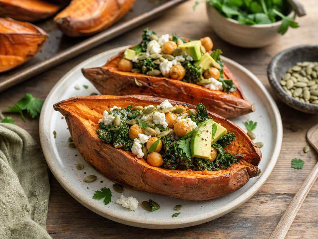 patate douce rotie au four