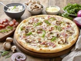 que mettre dans une pizza base crème fraîche