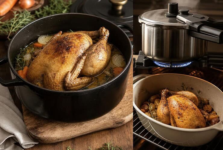 temps de cuisson pintade 1 kg 500 en cocotte