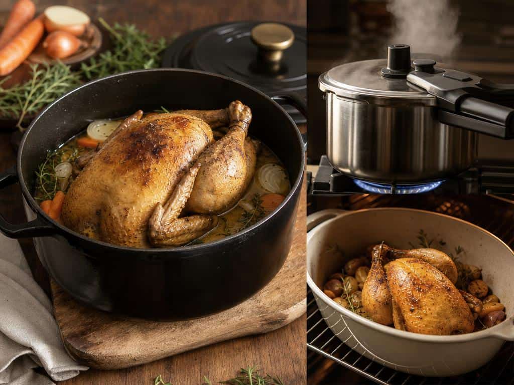 temps de cuisson pintade 1 kg 500 en cocotte