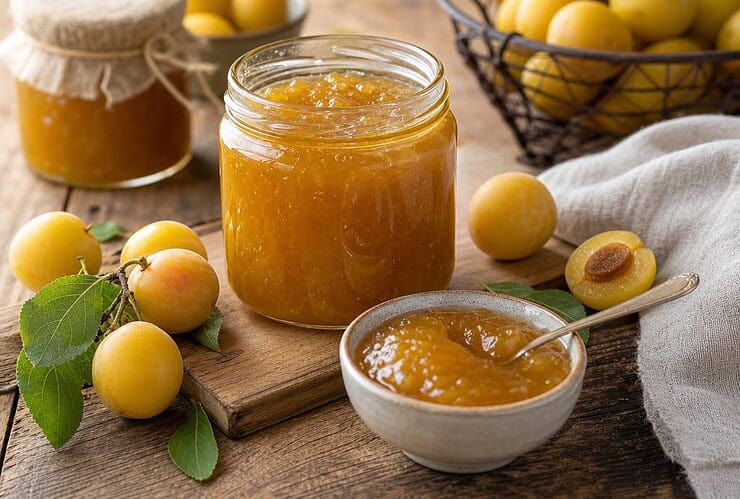 confiture de mirabelles pas trop sucrée