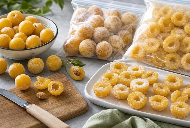 congeler des mirabelles