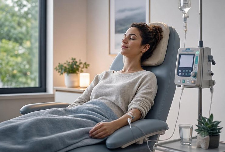 comment se passe une perfusion de kétamine