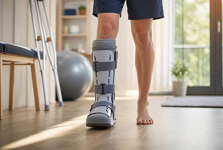 marcher sans béquille après fracture