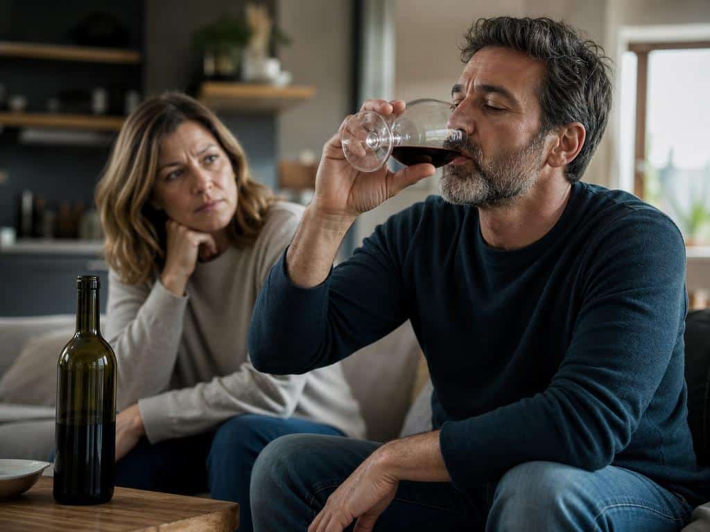 mon mari boit 1 bouteille de vin par jour