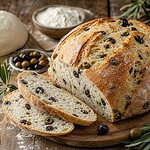 recette pain aux olives