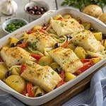 recette morue au four à la portugaise