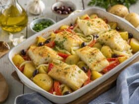 recette morue au four à la portugaise