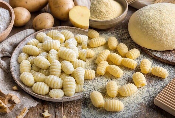 gnocchi pâtes ou pommes de terre
