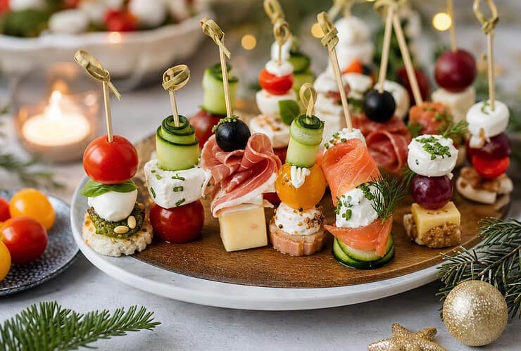mini brochettes apéritives sans cuisson