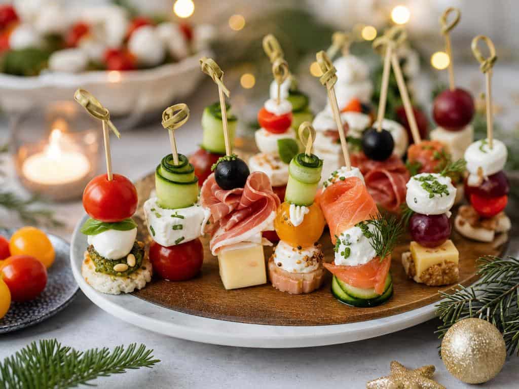 mini brochettes apéritives sans cuisson