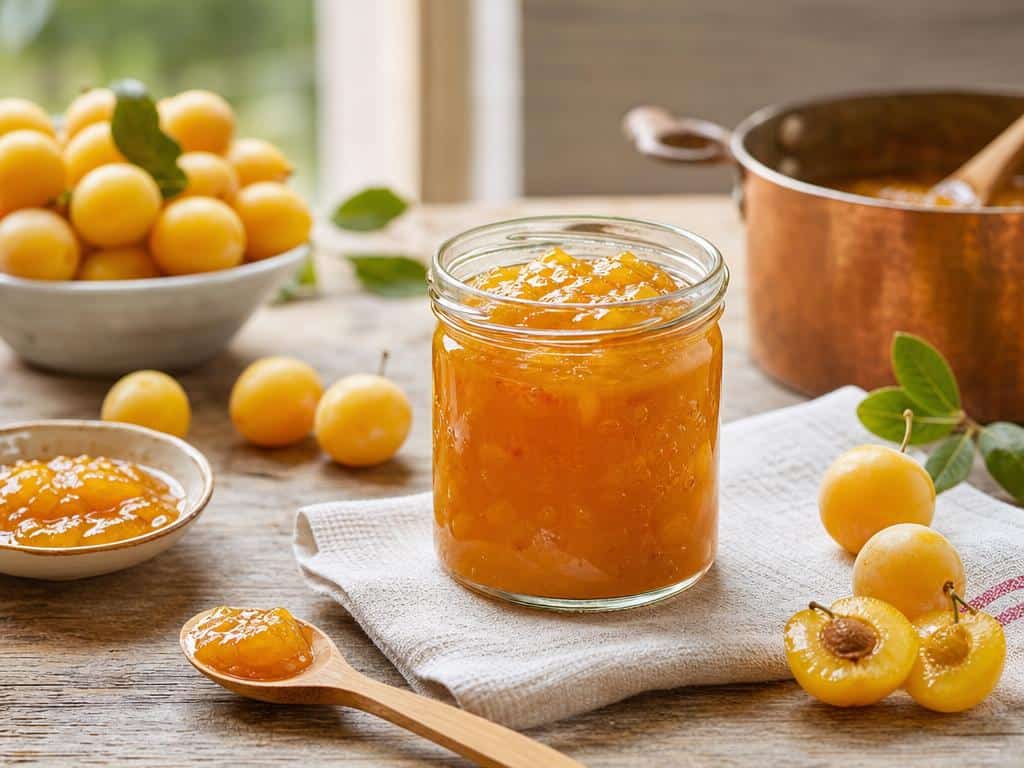 confiture de mirabelles pas trop sucrée