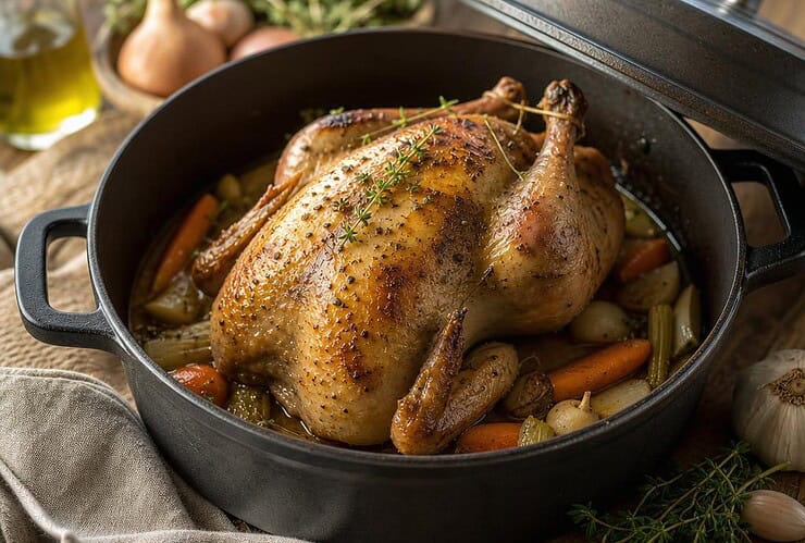 temps de cuisson pintade 1 kg 500 en cocotte