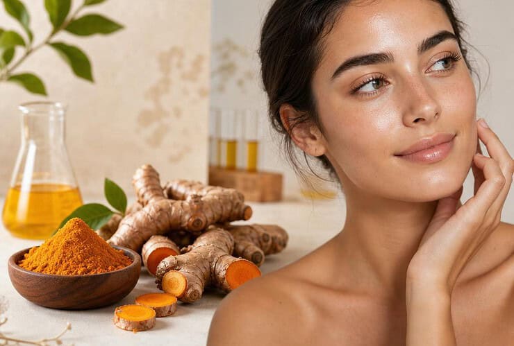bienfaits du curcuma sur la peau