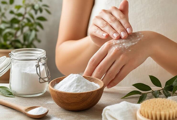 les bienfaits du bicarbonate de soude sur la peau