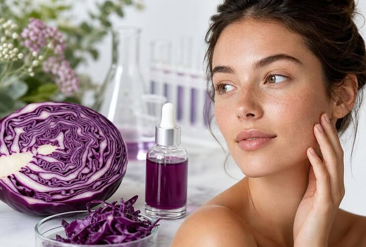 chou rouge bienfaits peau