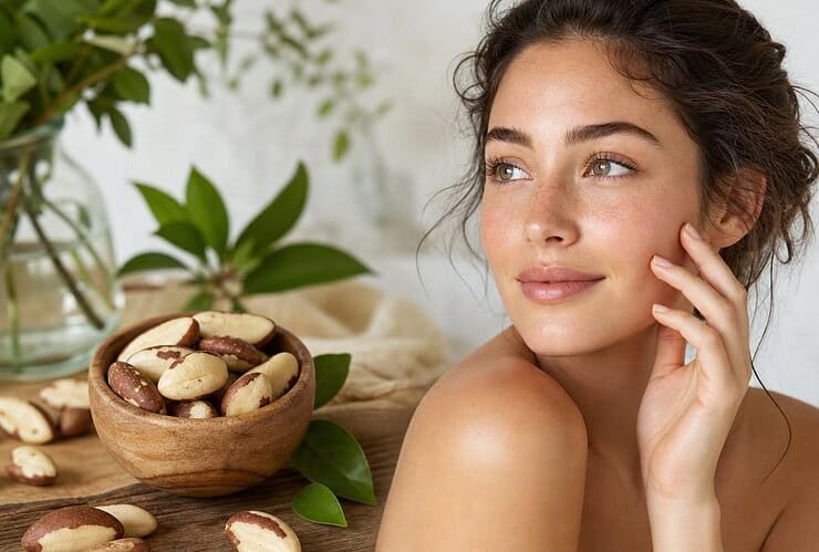noix du brésil bienfaits peau