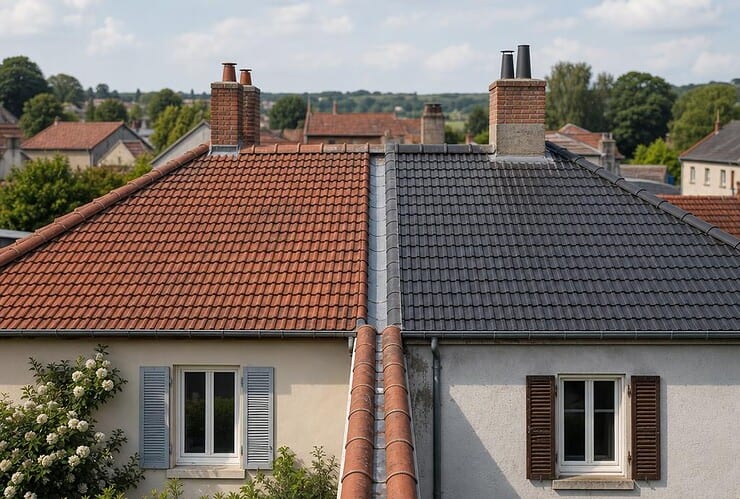 toiture commune sans copropriété