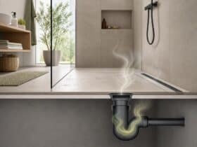 remontée odeur douche italienne