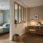 séparer une chambre en deux avec une seule fenêtre