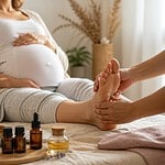la reflexologie aromachologie pendant la grossesse et post accouchement