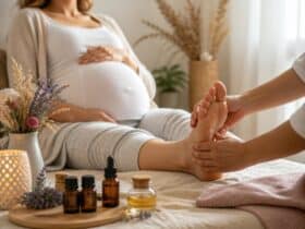 la reflexologie aromachologie pendant la grossesse et post accouchement