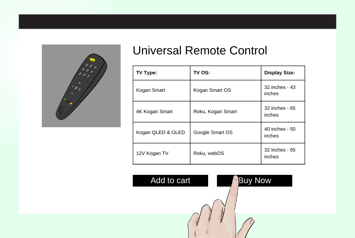 How To Turn On Kogan TV Without Remote? (Best Ways!) 11 get a universal remote control