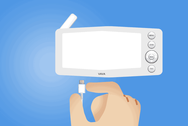 VAVA Baby Monitor Not Charging? (Best Ways to Fix!) 4 vava usb-c cable connection